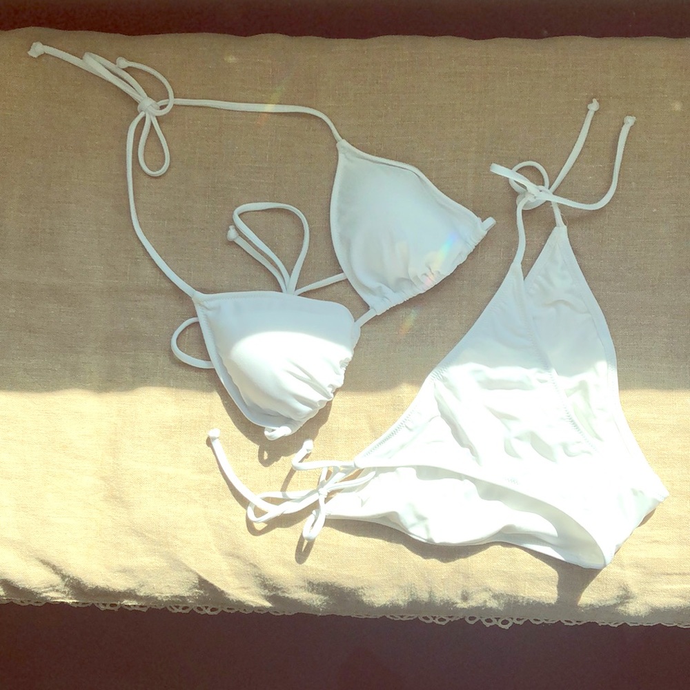 VS White String Bikini - NWOT
